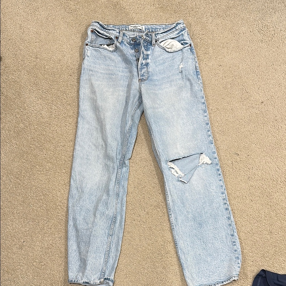 Abercrombie 90s baggy low rise Jeans